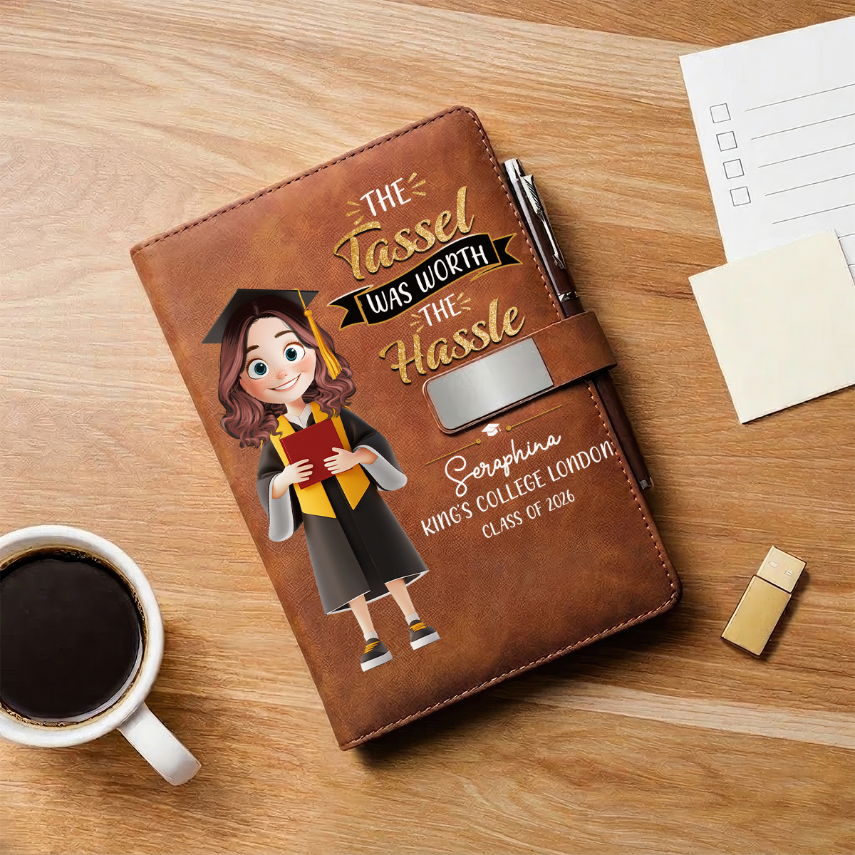 Graduation Worth The Hassle - Personalized Notebook Set