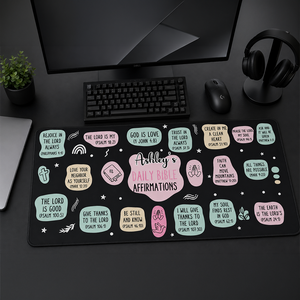 My Daily Bible Affirmations - Personalized Desk Mat
