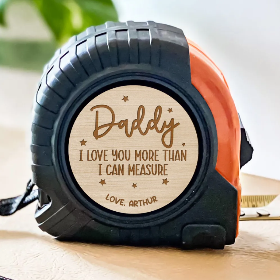 We Love You - Personalized Custom Tape Measure