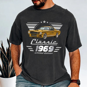Personalized Vintage Photo Classic Car Limited Edition - T-Shirt