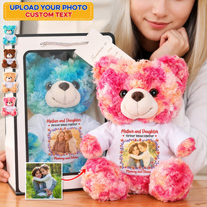 A Bond That Time Can t Break - Family Custom Photo - Personalized Teddy Bear