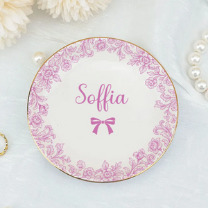 Beautiful Garden For Friend - Personalized Jewelry Dish - Gift For Friend, Bestie, Daughter, Sister
