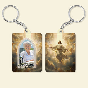 Personalized Christian Key Rings-Personalized Religious Gifts-Personalized Keychain With Picture