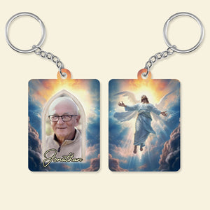 Personalized Faith Based Keychains-Personalized Religious Gifts For Memorial-Photo Key Chains