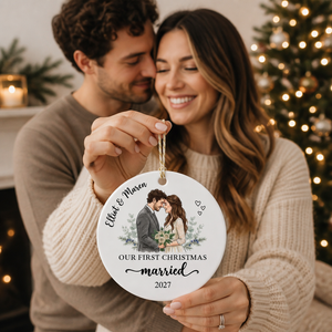Our First Christmas – Personalized Photo Ornament – Christmas Gift, Gift For Couples mockup-held-6a7bd34f3aed724577745797.png