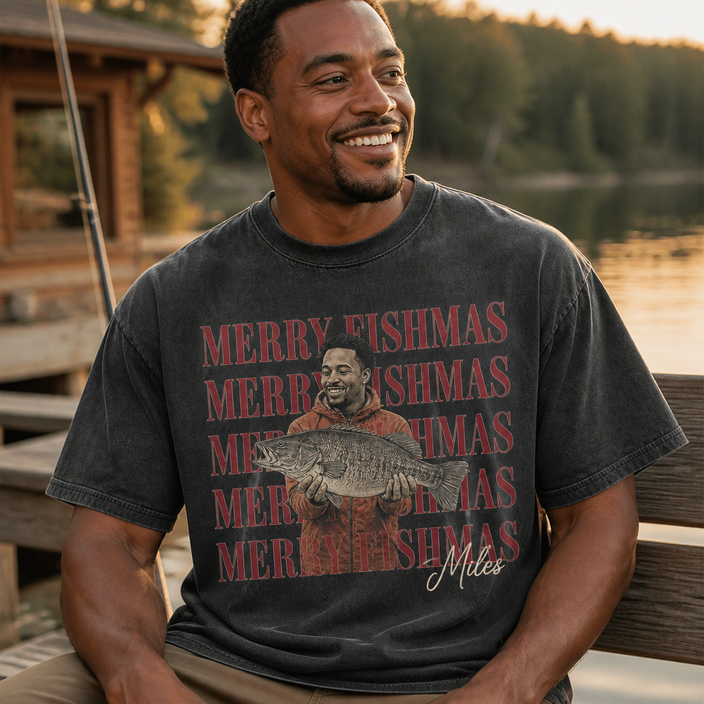 Merry Fishmas – Personalized Photo Apparel – Christmas Gift mockup-held-6aa3ac8e88fd550fdfe1691e.png