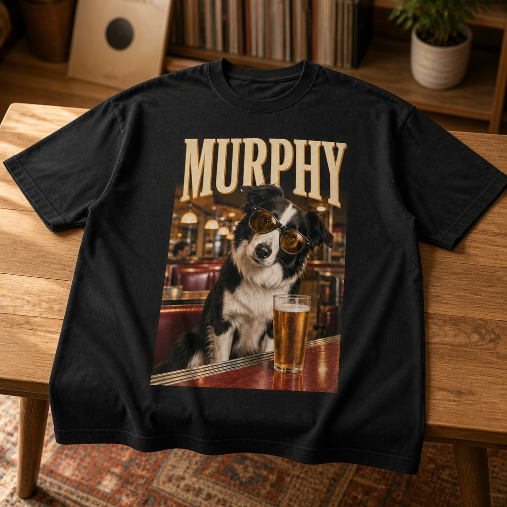 Vintage Personalized Dog Photo Shirt – Custom Pet Portrait & Name T-Shirt mockup-product-6a7ae32621ce1ce172d86de3.png