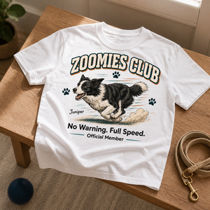Zoomies Club – Personalized Photo T-shirt – Pet Lover Gift mockup-product-6a7bf9272f487277dbfde220.png