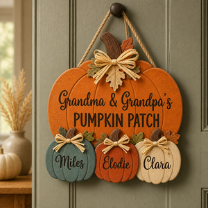 Personalized Grandma & Grandpa’s Pumpkin Patch Wood Sign – Custom Grandkids Names Fall Decor mockup-product-6a7d3b0e10545e07e1621c10.png