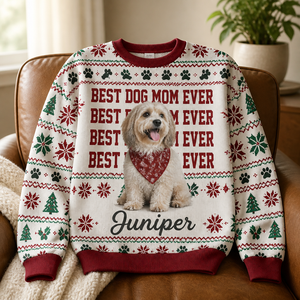 Best Dog Mom Ever – Personalized Photo Ugly Sweatshirt – Christmas Gift mockup-product-6aa12999079c5b7c965258c8.png