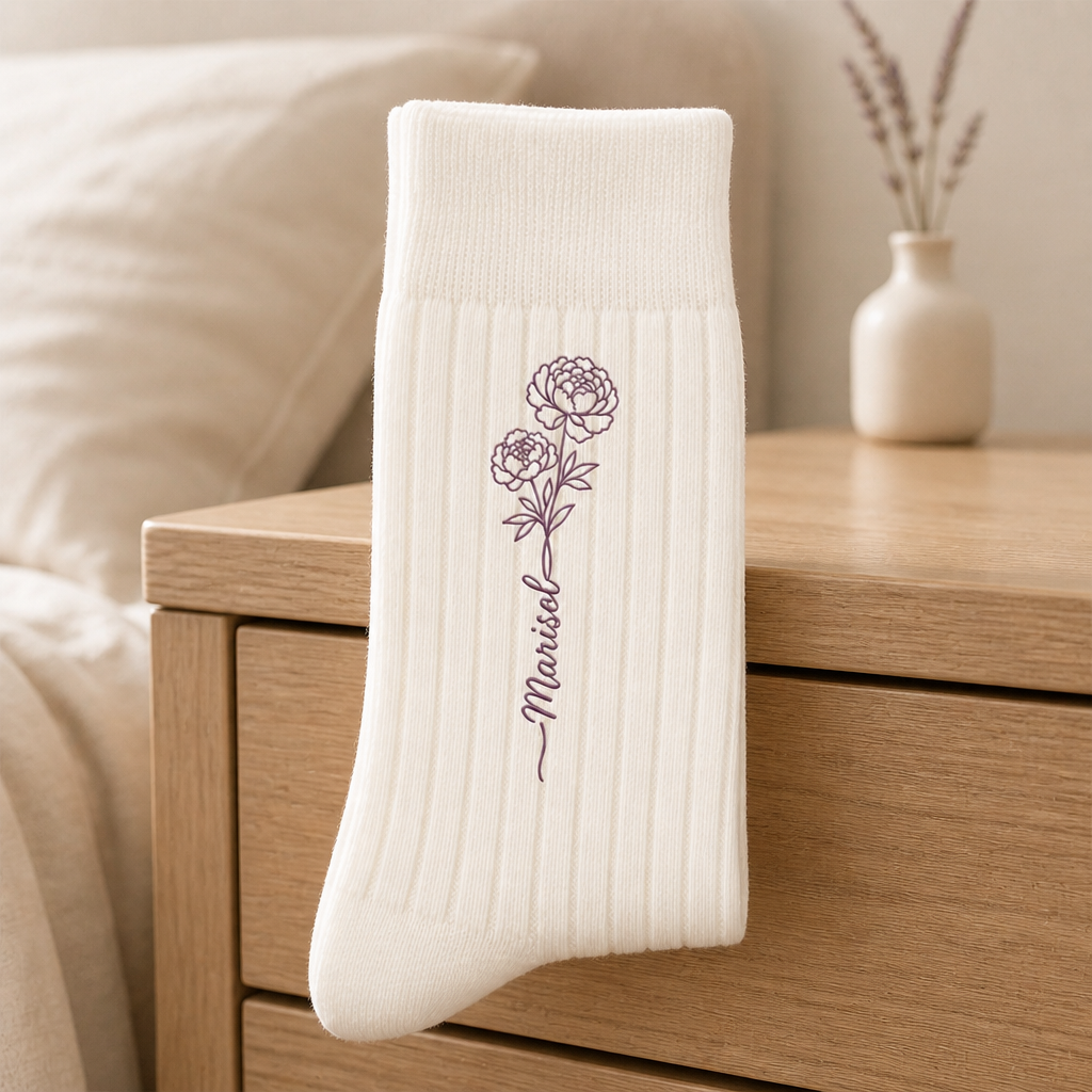 Personalized Name Birth Flower Embroidered Socks Gifts For Wife, Family Or Bestie mockup-product-6aa12aa0079c5b7c965258ca.png