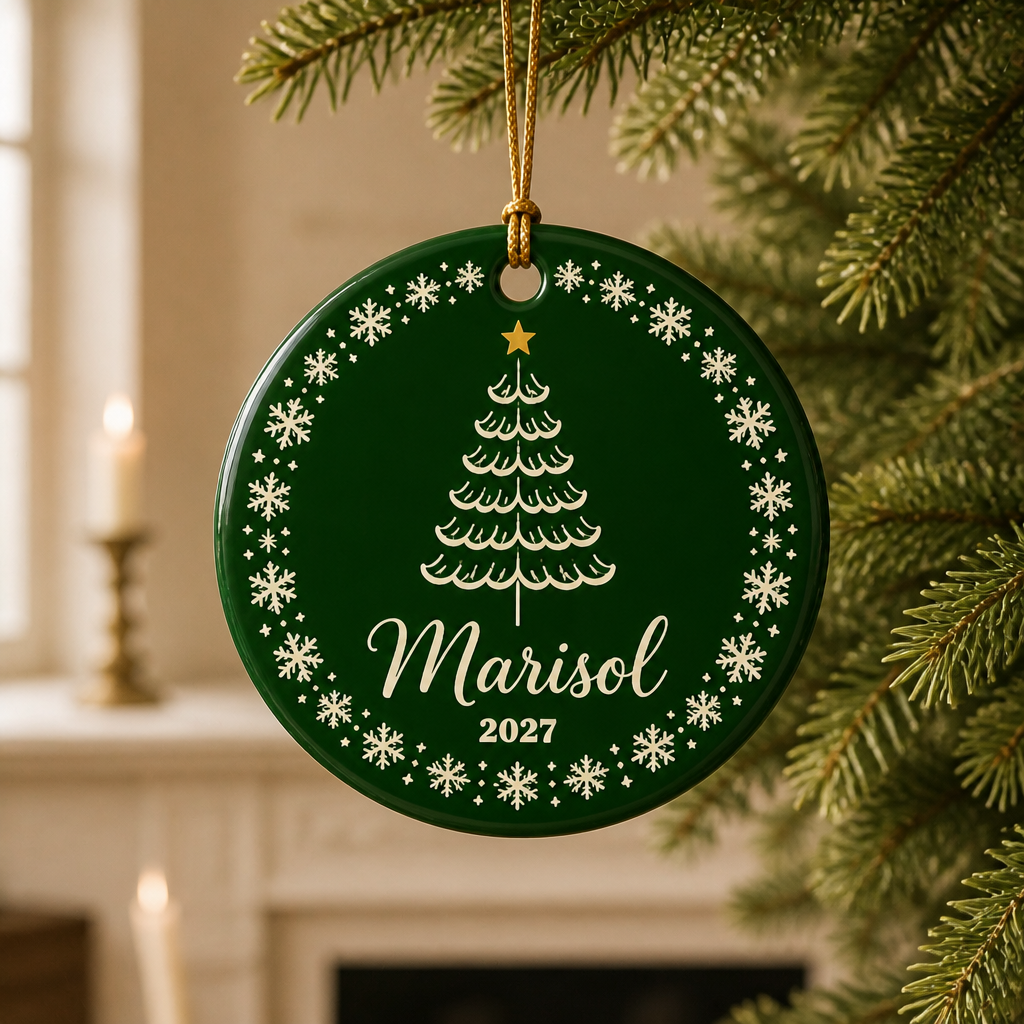 Custom Name Christmas Tree Ceramic Ornament, Personalized Holiday Decoration, Christmas Keepsake mockup-product-6aa12b1363d870cbb8577580.png