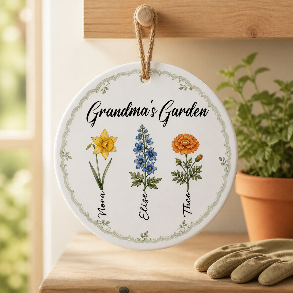 Grandma's Garden – Personalized Ornament – Gardening Lover Gift mockup-product-6aa12e6763d870cbb857758e.png
