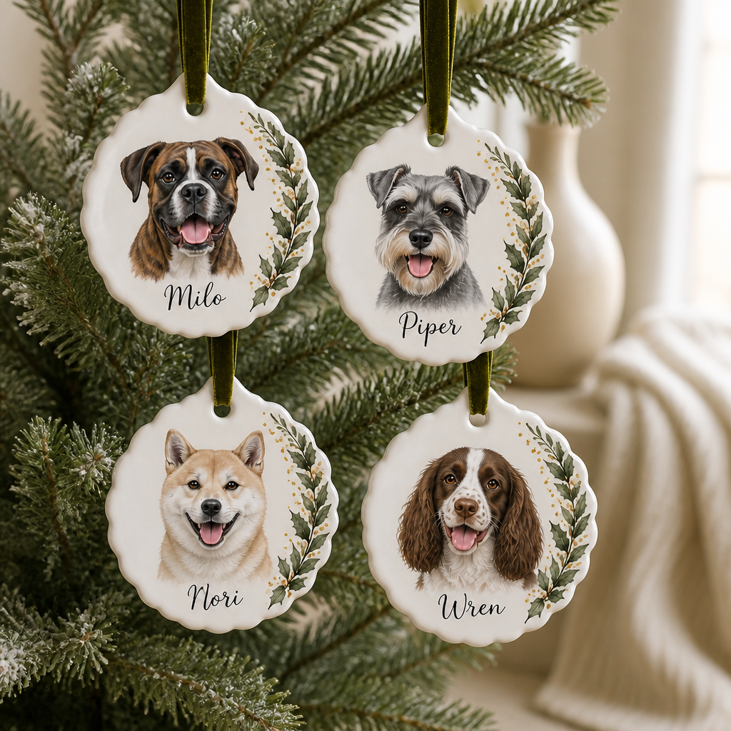 Custom Dog Photo Resin Ornament, Personalized Pet Keepsake, Christmas Gift for Dog Lovers mockup-product-6aa3aa69ebd8b405f1e58710.png