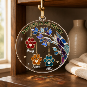 Forever in My Heart – Personalized Shape Ornament – Christmas Gift mockup-product-6aa3aaef88fd550fdfe1691b.png