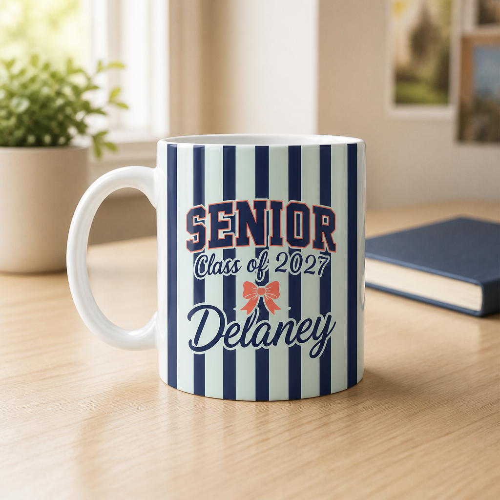 SENIOR Class of 2027 Delaney – Personalized Edge-to-Edge Mug – Graduation Gift mockup-product-6aa3c86b93cd3a84f39810f5.png