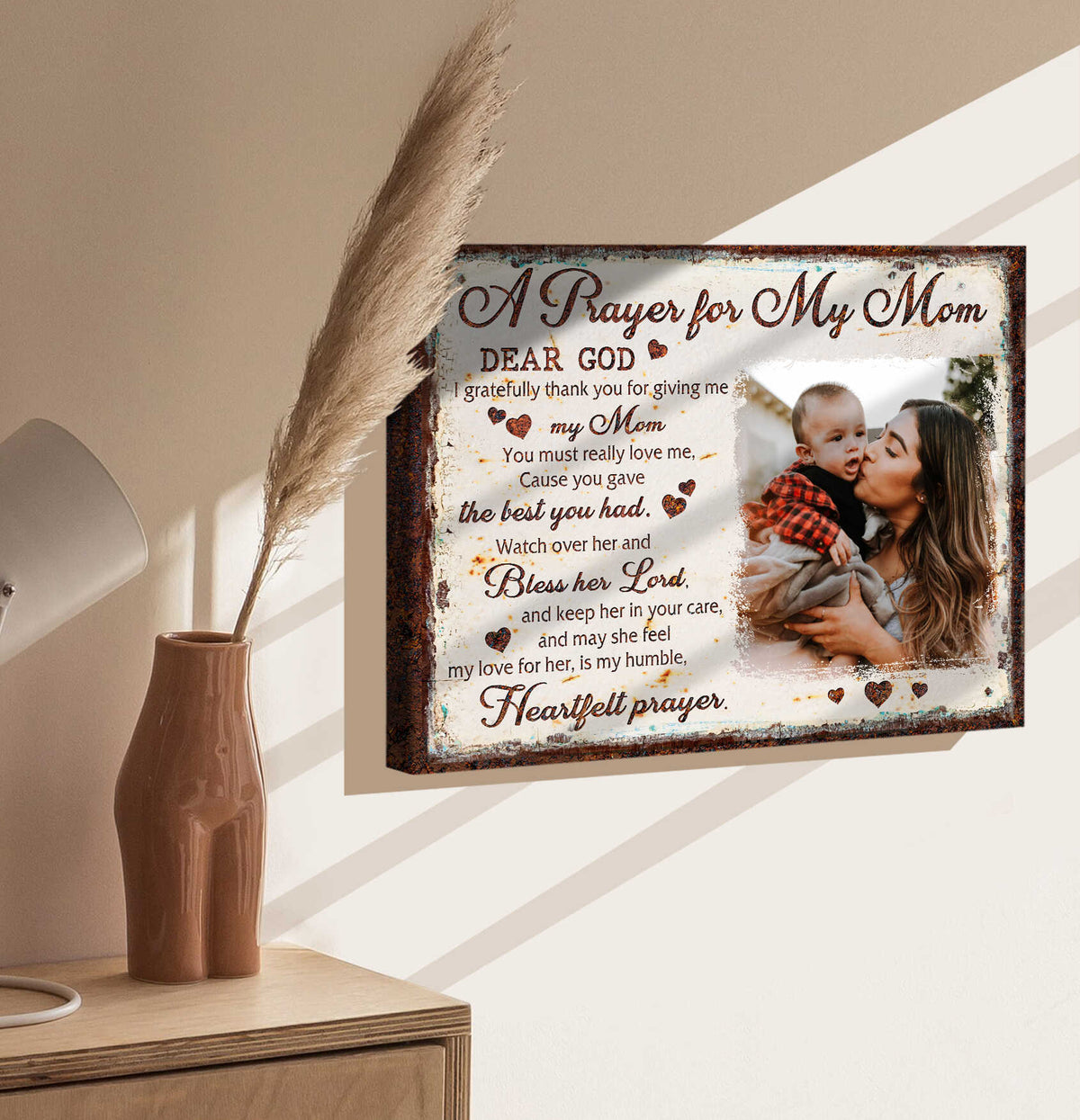 Prayer For My Mom Custom Canvas Mom Canvas Personalized Gift For Mom Mother's Day Gift