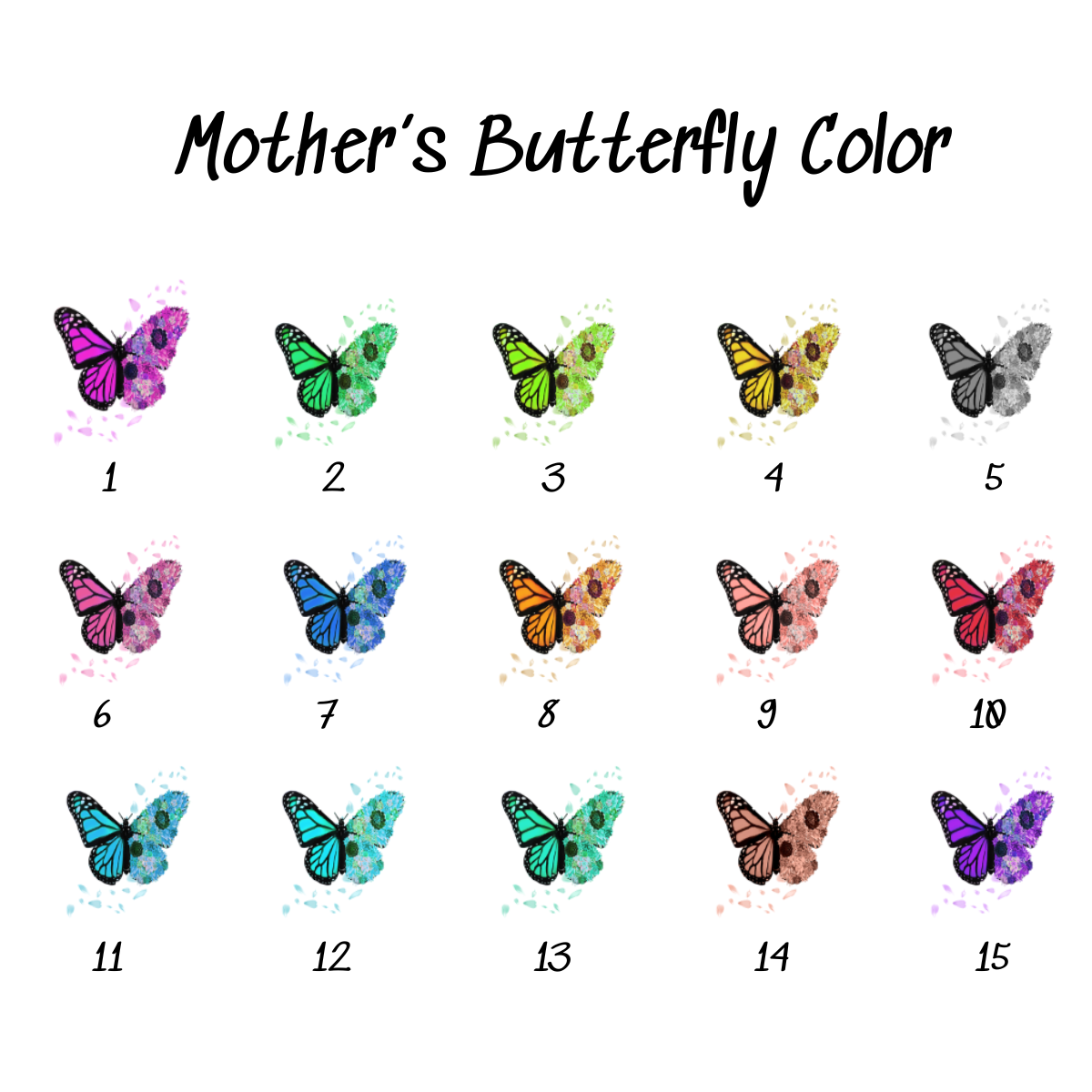 Mom Butterfly - Custom Flower Frame Box - Gift For Mom, Mother's Day Gift