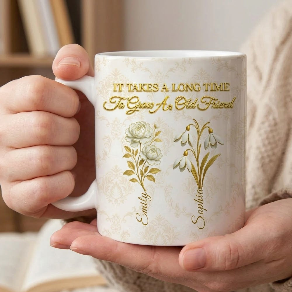 My Vintage Friend - Personalized Custom Coffee Mug