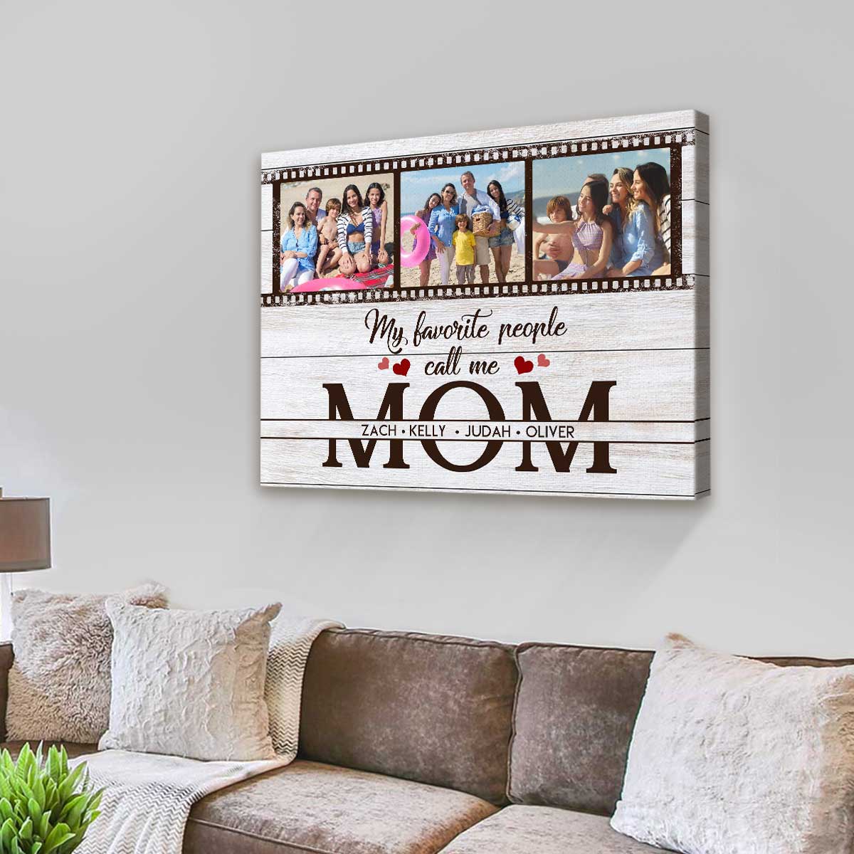 My Greatest Blessings Call Me Mom Picture Canvas, Mom Gifts For Mother s Day, Unique Personalized Gifts For Mom