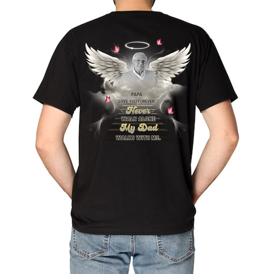 Custom Photo Always In My Heart - Memorial Personalized Custom Unisex T-shirt, Hoodie, Sweatshirt - Sympathy Gift For Family Members