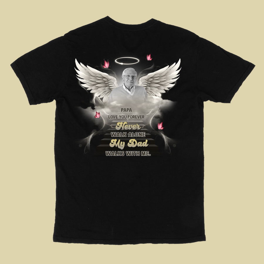 Custom Photo Always In My Heart - Memorial Personalized Custom Unisex T-shirt, Hoodie, Sweatshirt - Sympathy Gift For Family Members