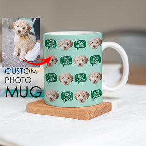 Photo Mug - Photo Gifts - Personalised Mugs - Customised Gifts For Him, Her - Dog, Cat Gifts - Speech Bubble