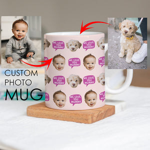Photo Mug - Photo Gifts - Personalised Mugs - Customised Gifts For Him, Her - Dog, Cat Gifts - Speech Bubble
