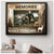 Memories are made while hunting Personalized Hunter Photo Gift Unique Deer Hunting Canvas Print Father's day gift Hunting Lover gift