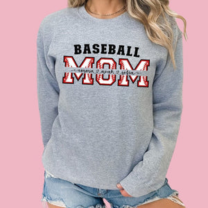 Personalized Baseball Mom Shirt With Kid's Name , Mother's day Baseball Mom Shirt Baseball Mama