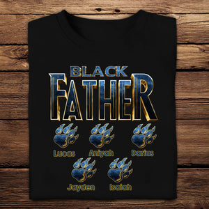 Panther Black Father Personalized Shirt Gift for Father