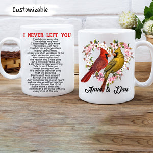 Cardinal Couple - Personalize Mug - Memorial Gift