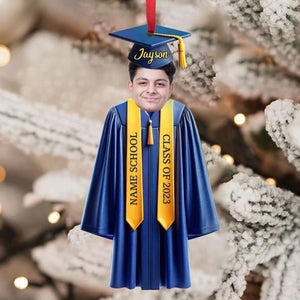 Personalized Upload Photo Graduation Ornament,2025 College Graduation,School Graduation Ornament Gift,Class Of 2025,High School Graduation Gift,Grad Gift