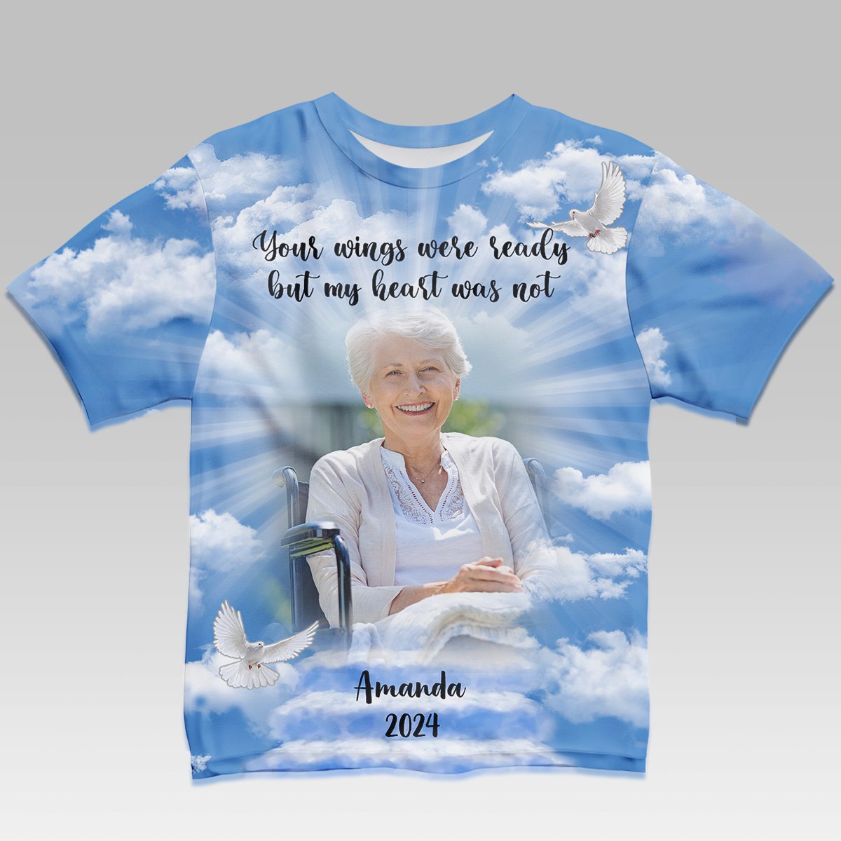 Until We Meet Again Personalized Photo 3D All Over Print Shirt Memoria -  Best Custom