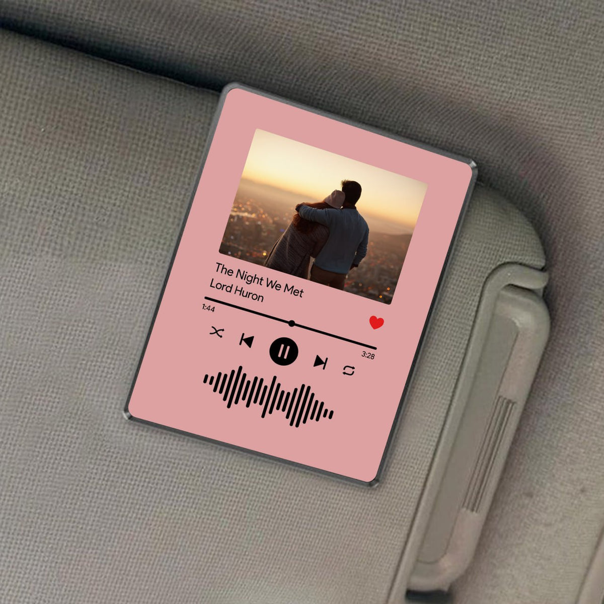 Custom Visor Clip your photo & music favorite song, Personalized Photo Car Visor Clip, Picture Car Visor Clip, Car Accessories, Custom Couple Photo Car Decorations, Car Charms