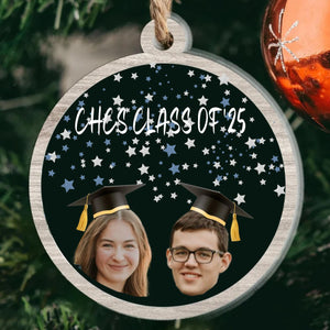 Senior Year 4D Shaker Ornament 2025, Class of 2025 Ornament, Senior Ornament, Graduation Ornament with Photo, High School Senior Ornament