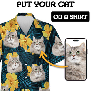 Aloha Amigos Shirt - Personalized Custom Cat Photo Hawaiian Shirt
