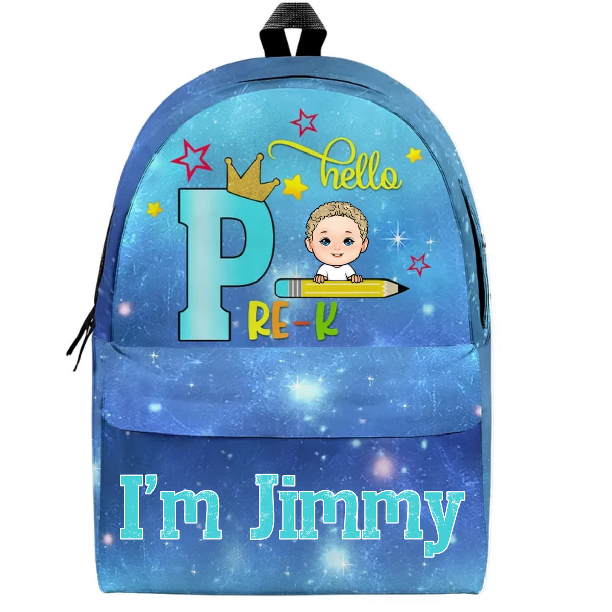 Hello School - Personalized Backpack - Gift For Kid, Back To School Gift