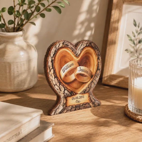 Personalized Interlocking Rings Wooden Plaque, Custom Names and Date, Wedding Anniversary Keepsake 0842a754-16b9-4cfe-a017-639a544403b0-jtyjddrtyu-.mp4