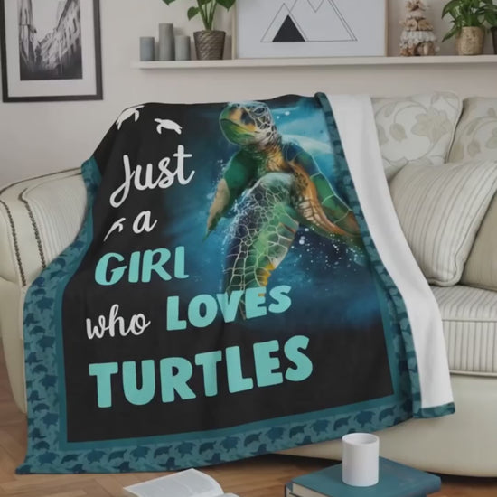 Turtle Blanket, Just A Girl Who Loves Turtles dcce2afb-6e59-4f29-b102-b8a8549066bd-CRL1598065234725947-converted.mp4
