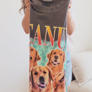 Custom Bootleg Rap Tee, Custom Dog Bootleg Shirt, Custom Dog Shirt, Personalized Dog Bootleg Shirt, Custom Dog's Version, Dog Shirt