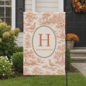 Personalized Fall Garden Flag, Custom Family Name Monogram, Autumn Toile Porch Decor d4543b13-775c-470c-87d8-72b8211c249c-koooooooooooooooooooooooooooo.mp4