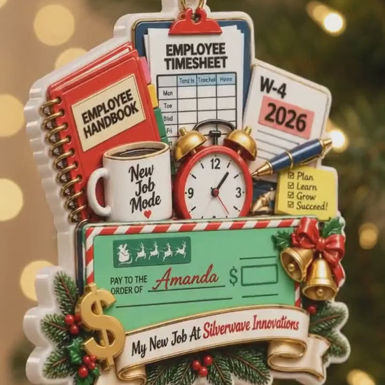 Custom New Job 3D Relief Ornament, Coworker Congrat Gift, Career Achievement Keepsake, 1st Job Gift, Gift For Coworkers, New Promotion gift 227d4d73-c0a6-462a-bdfe-fa89b0655a2f-gfhdrfgr.mp4