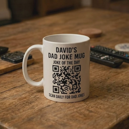 Custom Dad Joke Mug, Scan Daily For Dad Jokes, Funny Father Day Coffee Cup e51df600-875e-4794-a7a9-7f93561d49c6-PSL1780892737050894.mp4