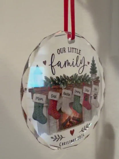 Personalized Family Christmas Ornament 2026, Custom Stocking Names & Pets, Crystal Glass Keepsake 385d80b0-6233-4855-8003-d00af23d1dcf-fgfgffeeee.mp4