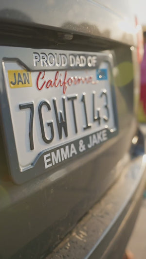 Personalized Heavy Duty License Plate Frame | Laser Engraved, No Decals Here! Custom Aluminum Car Tag Covers 7cd46cbc-9b4d-4b5d-a5dc-b121a573be2b-PSL1730428882069623-Video2-converted.mp4