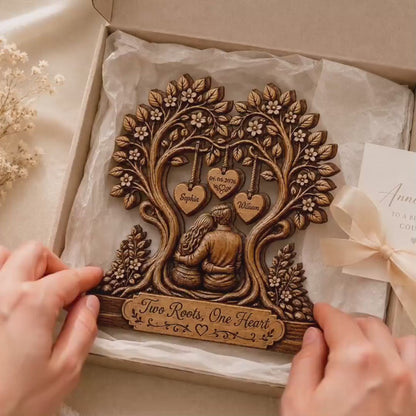 Custom Couple Tree Wooden Plaque, Personalized Anniversary Gift, Wedding Decor 7b457554-8e1c-4a52-afef-1362f1a05bfb-uyuuiiuiu.mp4