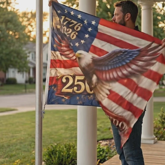 American Flag 1776 2026 Banner Patriotic Eagle Flag Decor 250 Years Of Freedom Usa Outdoor Flag 93831cef-7a67-4c8c-9cd8-a7c7e5224c2e-CRL1780022018969998.mp4