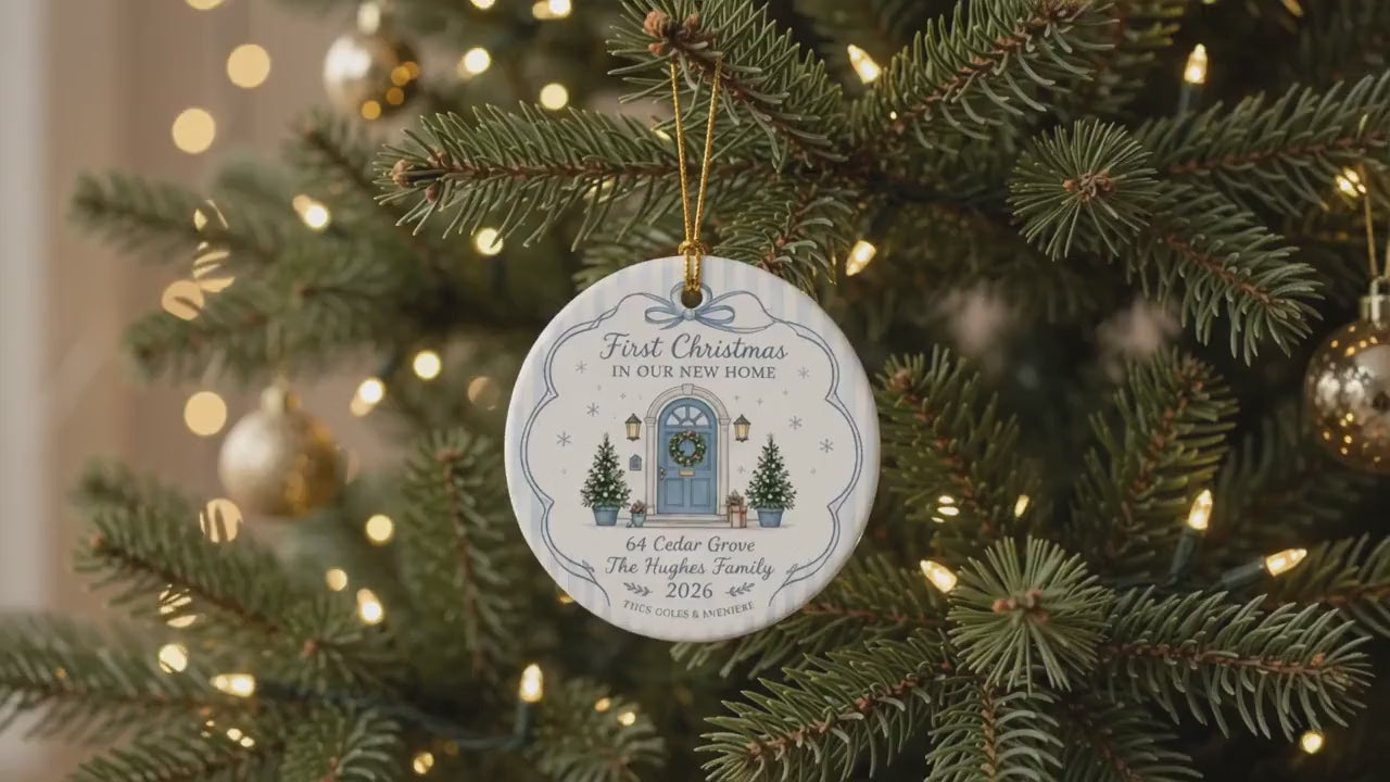 Personalized New Home Ornament, Our First Home 2026 Keepsake, Striped House Ornament, Housewarming Gift, New Homeowner Christmas Gift 1893604e-ea4b-497b-a79d-5d66e342375d-ghhhhhhhhhhhhhh.mp4