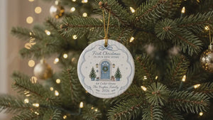 Personalized New Home Ornament, Our First Home 2026 Keepsake, Striped House Ornament, Housewarming Gift, New Homeowner Christmas Gift 1893604e-ea4b-497b-a79d-5d66e342375d-ghhhhhhhhhhhhhh.mp4